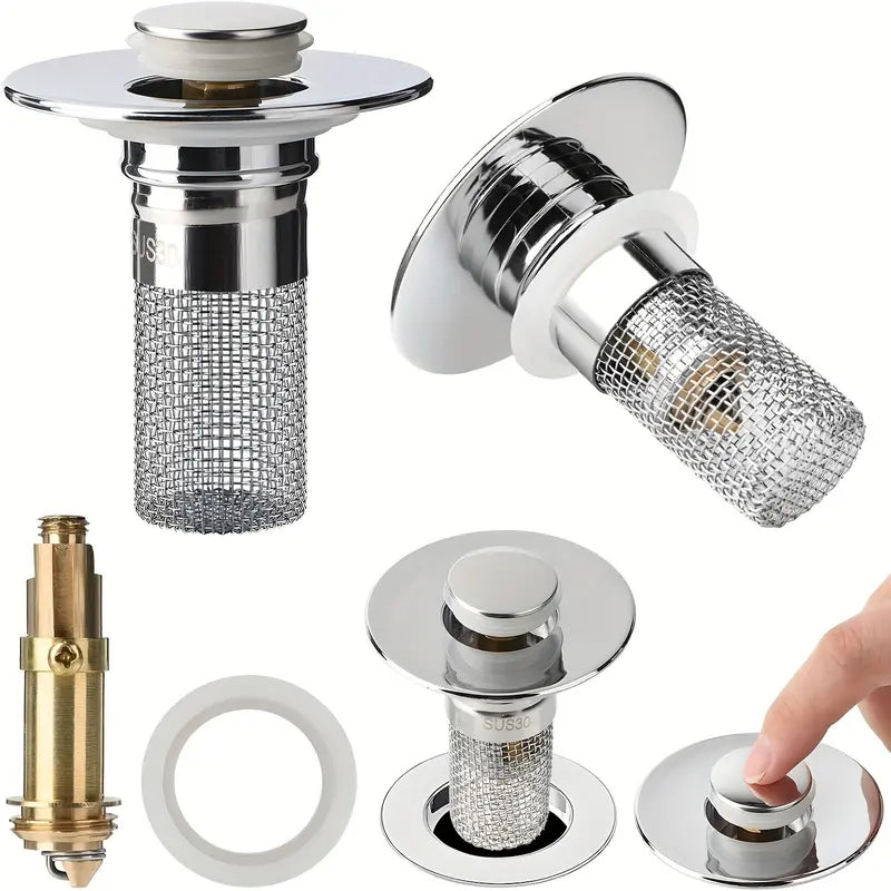 Bathroom Sink Stopper Hair Catcher