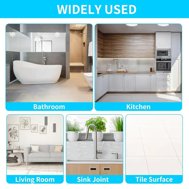 11Pcs Silicone Caulking Tools 3 in1 Grout Removal Tool