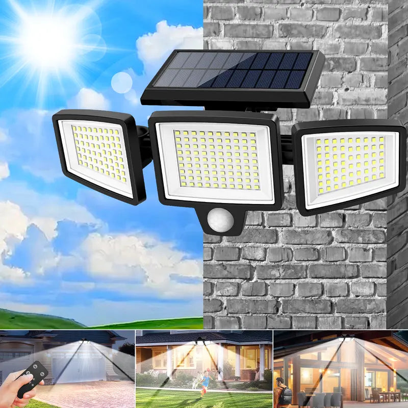 Solar Security Light (w/Remote)