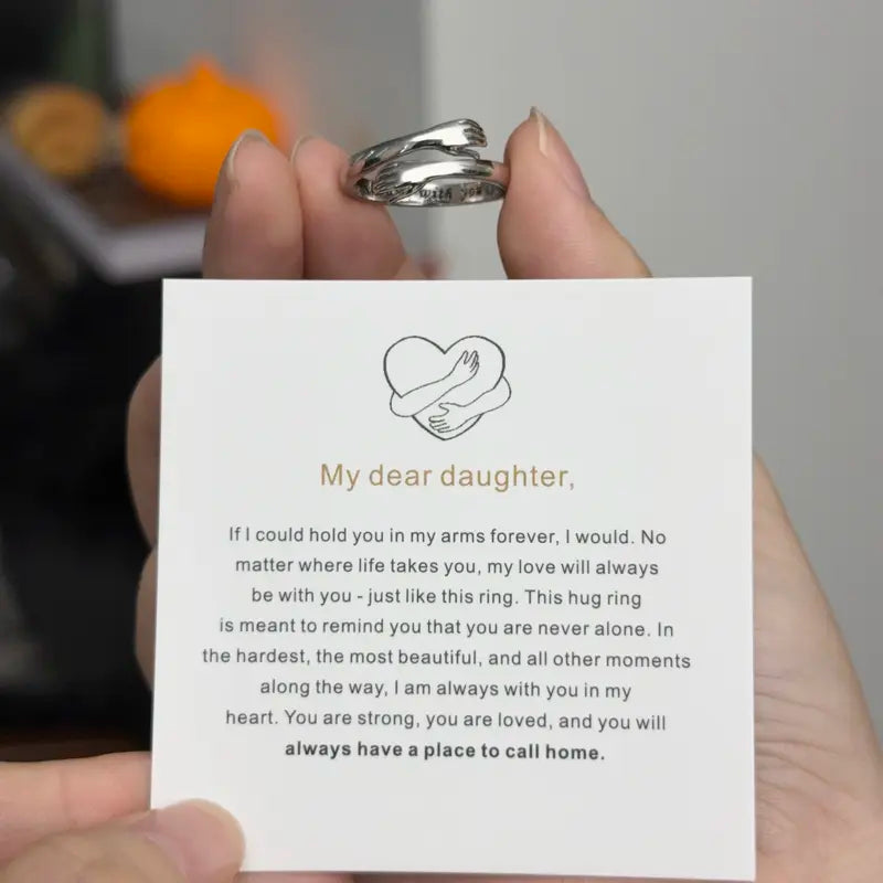 Hug Ring For My Daughter - A Symbol of Love and Protection
